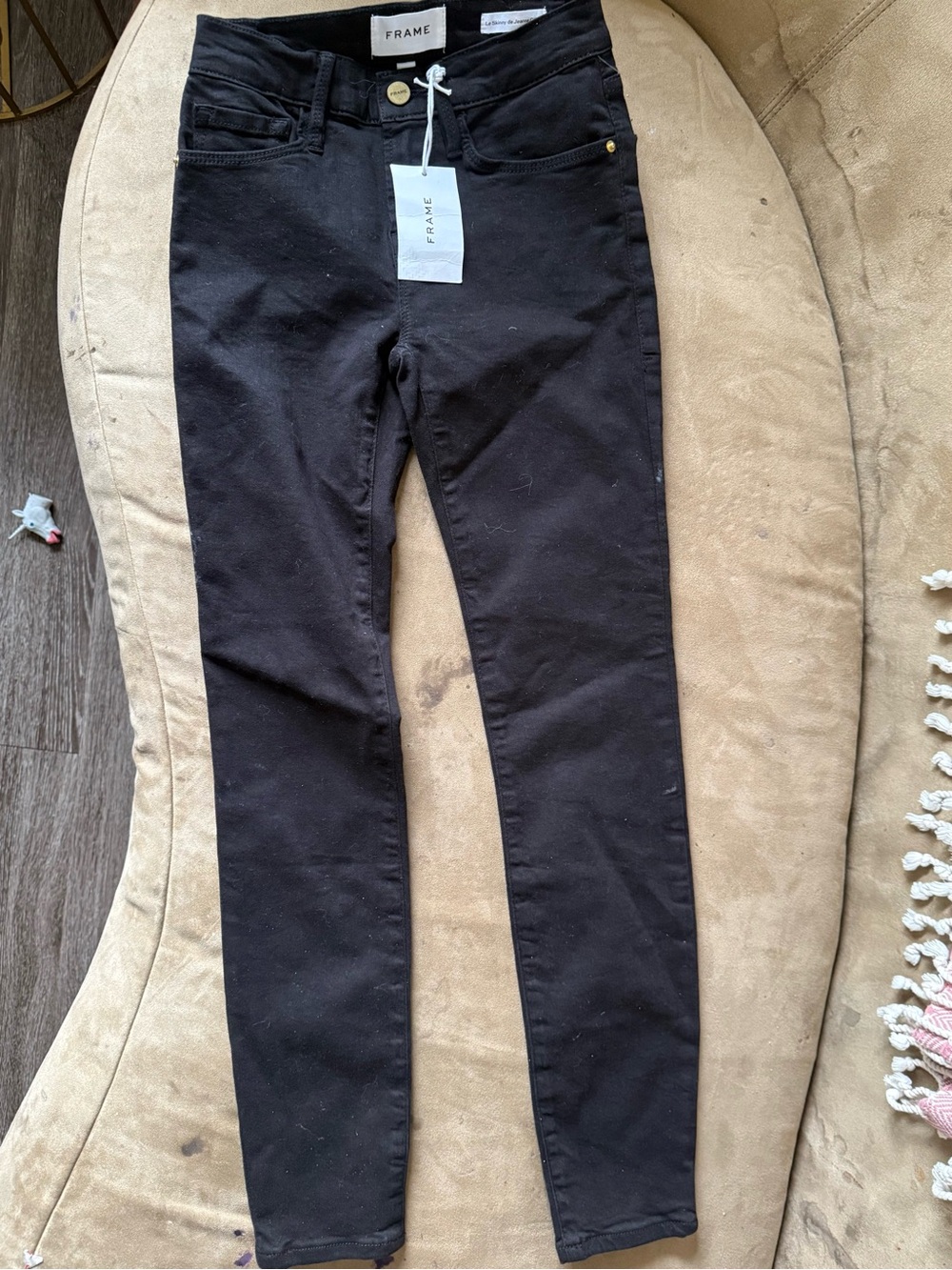 Frame Denim Men's Dark Navy Skinny Jeans